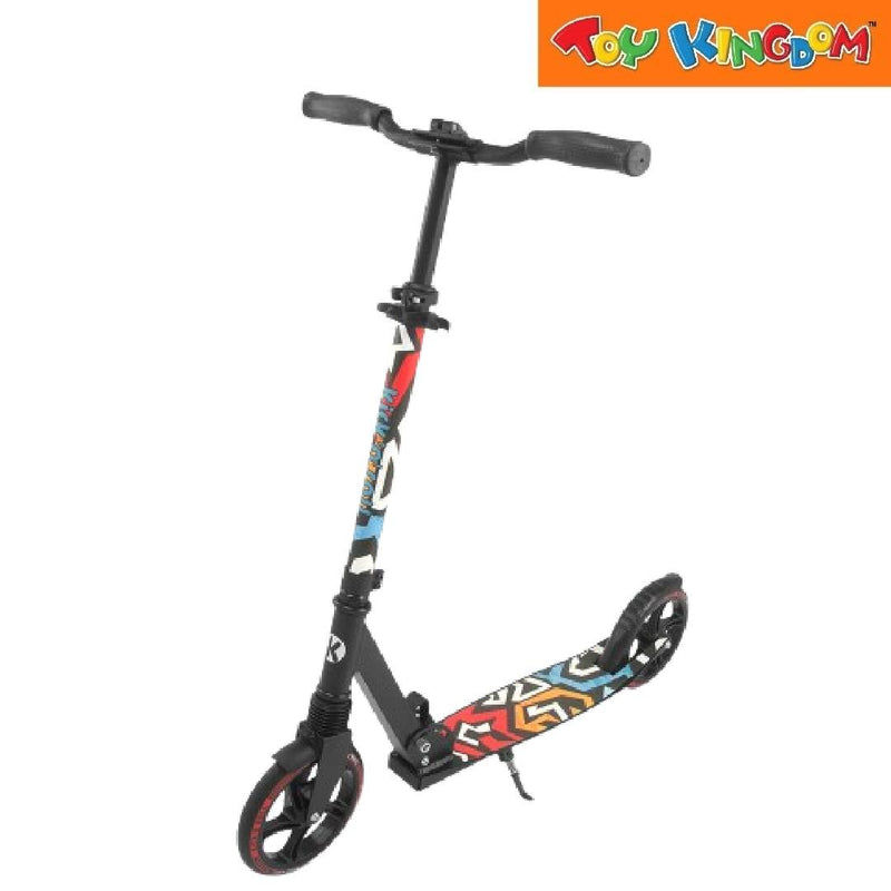 Kick N Roll Black Two Wheels Foldable Kids Scooter