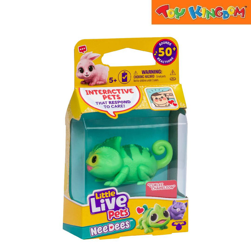 Little Live Pets Curlee Chameleon Needees Interactive Pets