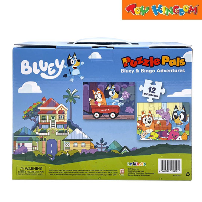 Artlings Puzzle Pals Bluey & Bingo Adventures 2 Sets Jigsaw Puzzle