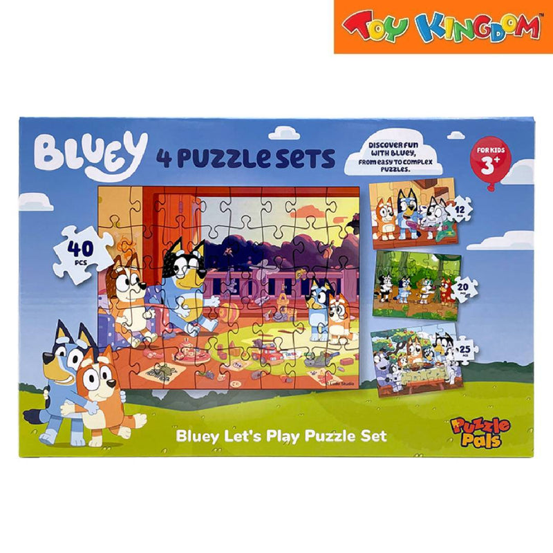 Artlings Puzzle Pals Bluey Growing Minds 4 Sets Jigsaw Puzzle