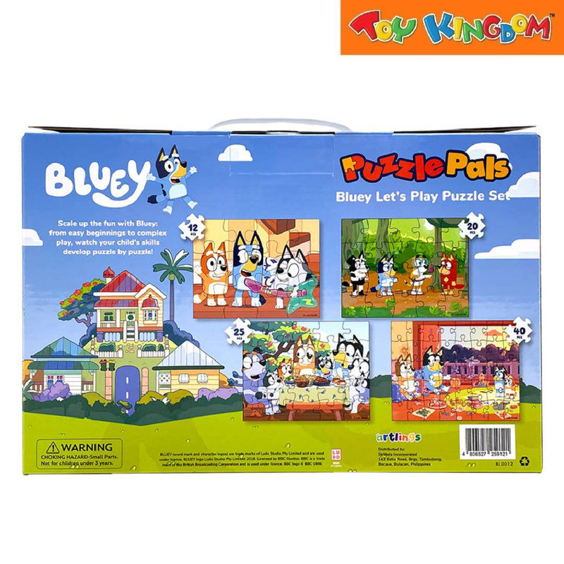 Artlings Puzzle Pals Bluey Growing Minds 4 Sets Jigsaw Puzzle