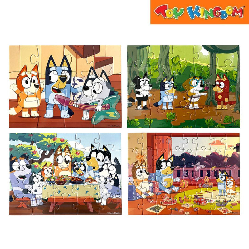 Artlings Puzzle Pals Bluey Growing Minds 4 Sets Jigsaw Puzzle