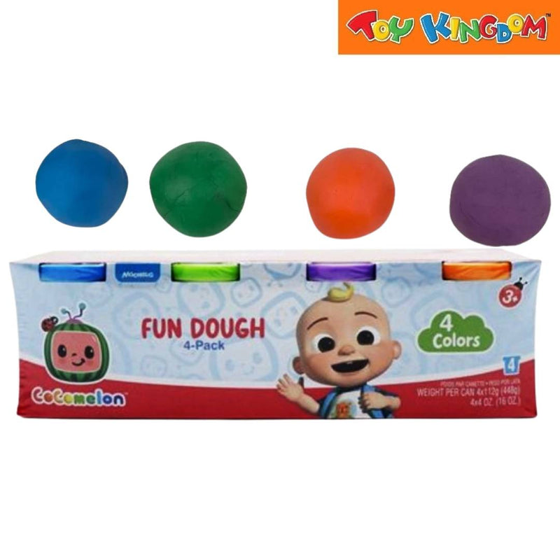 Cocomelon 4 Packs Set 1 Fun Dough