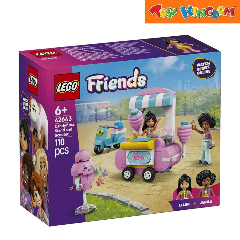 Lego Friends Candyfloss Stand And Scooter 110pcs Building Blocks