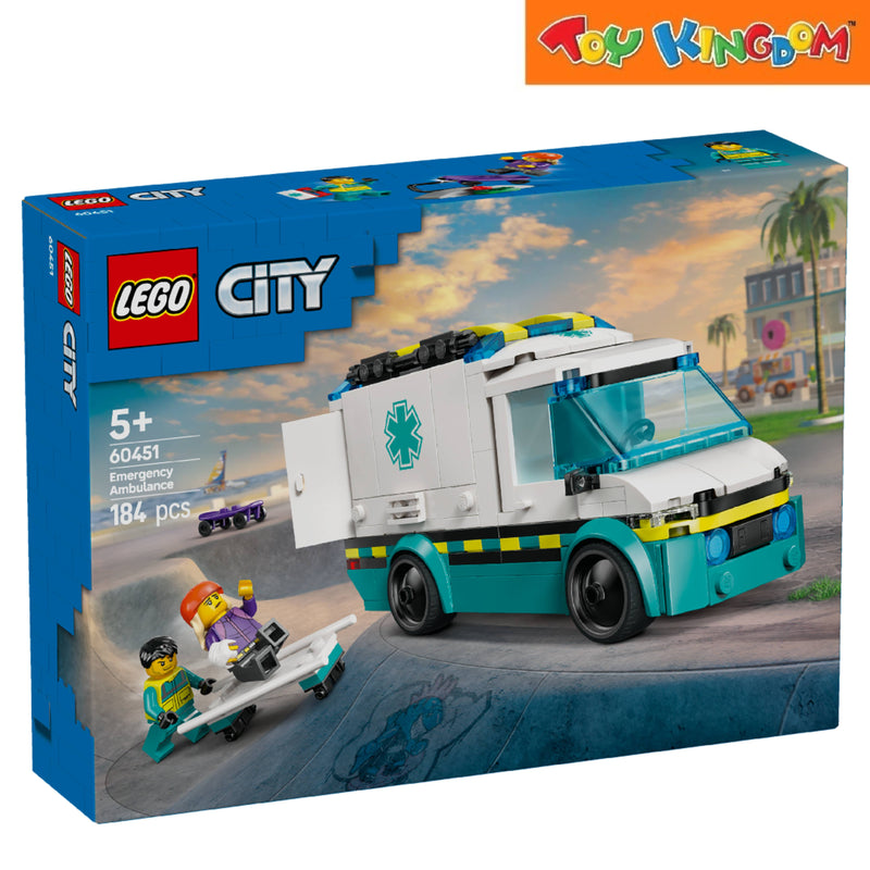 Lego City Emergency Ambulance 184pcs Building Blocks