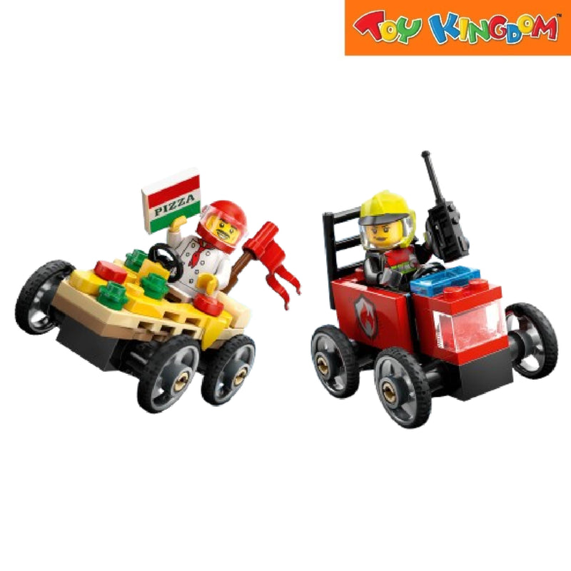 Lego City Pizza Vs. Fire Truck 70pcs Building Blocks