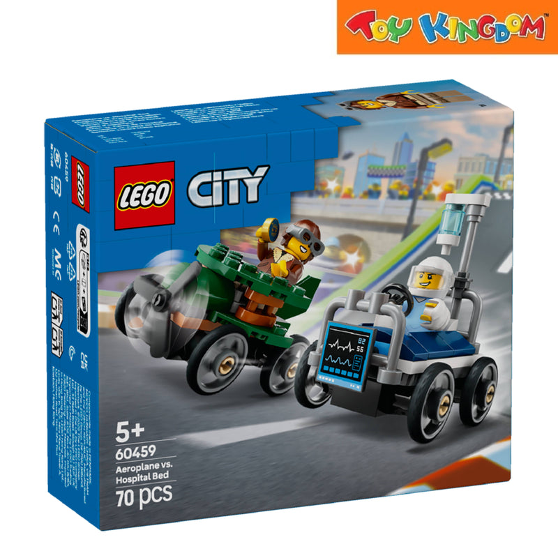 Lego City Aeroplane Vs. Hospital Bed 70pcs Building Blocks