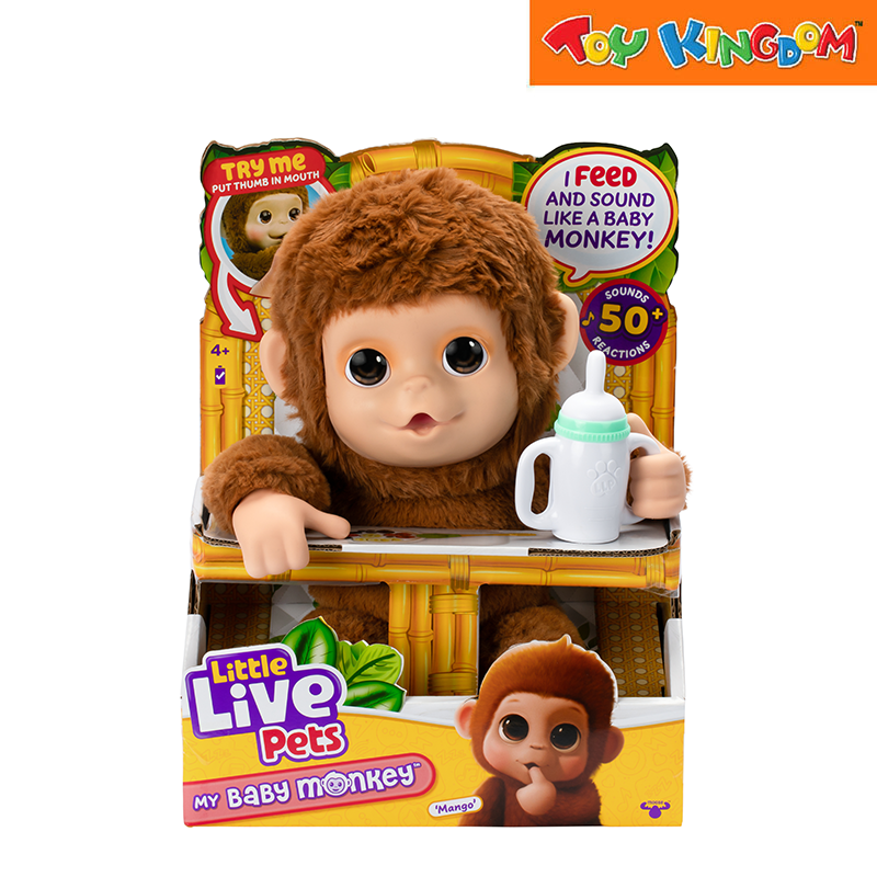 Little Live Pets My Baby Monkey Plush