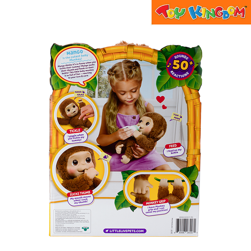 Little Live Pets My Baby Monkey Plush