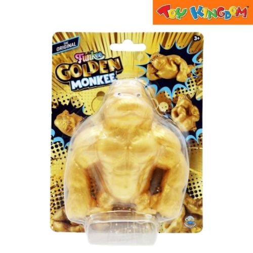 Orb The Original Funkee Golden Monkee Mega Squishy Toys