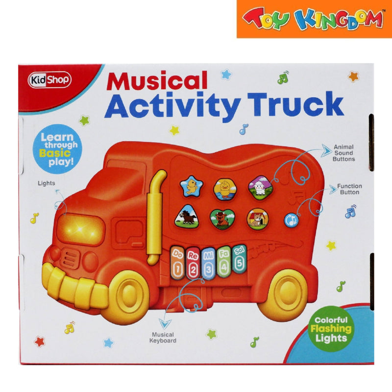 KidShop Piano Green Musical Activity Truck