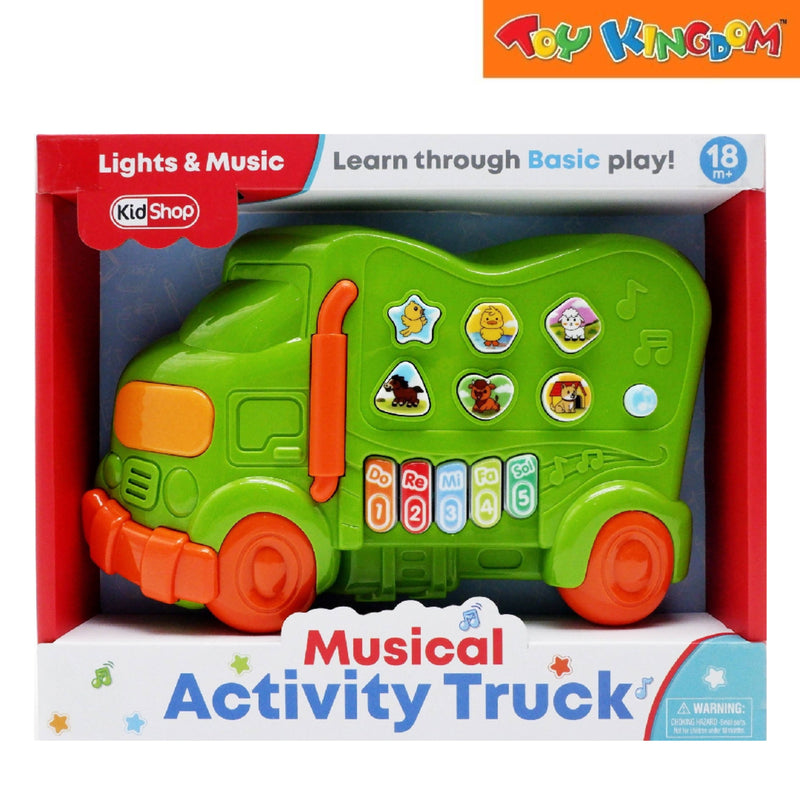 KidShop Piano Green Musical Activity Truck