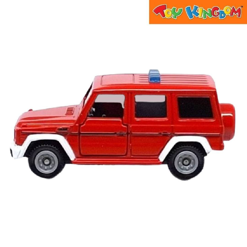 Tomica No.63 Mercedes Benz G Class Fire Command Vehicle Red Die-cast