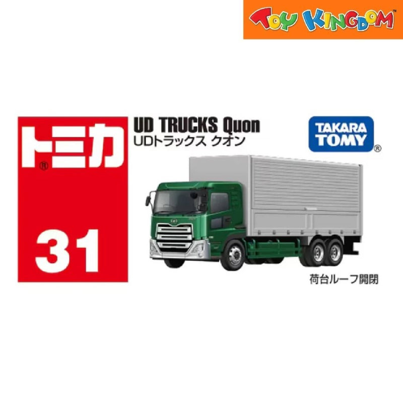 Tomica No.31 UD Trucks Quon Green Die-cast