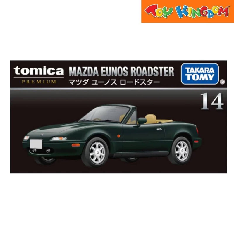 Tomica No.14 Premium Mazda Eunos Roadster Dark Green Die-cast