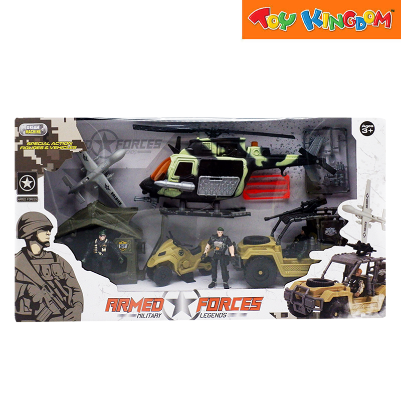 Dream Machine 90135 Armed Forces Military Legends Soldier Playset