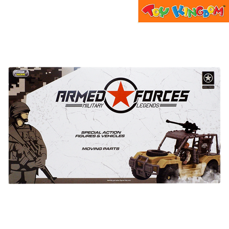 Dream Machine 90135 Armed Forces Military Legends Soldier Playset