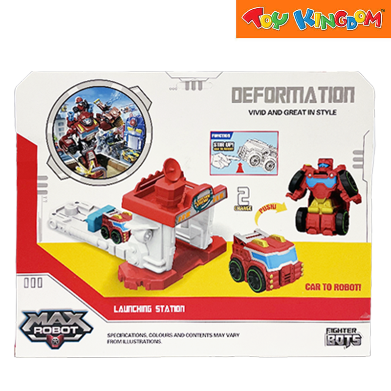 Fighter Bots Launching Station Green Deformation Vivid And Great In Style