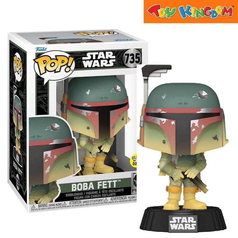 Funko Pop! Star Wars Boba Fett Legacy - Glows In The Dark Bobblehead Figure