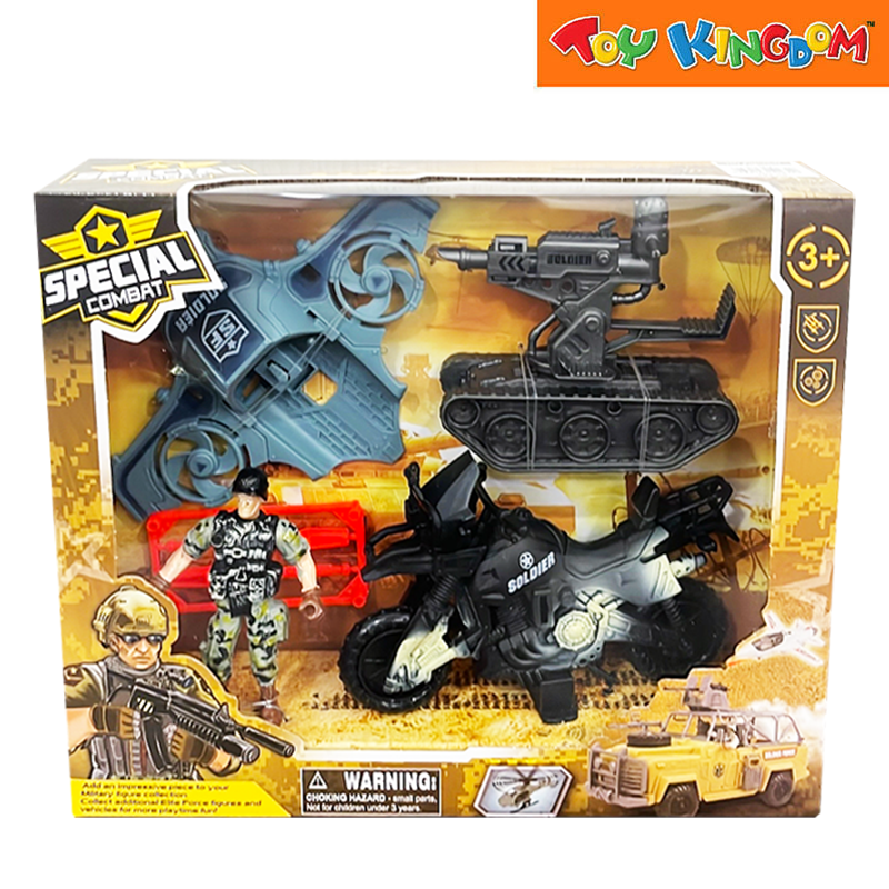 Special Combat Motorbike Playset