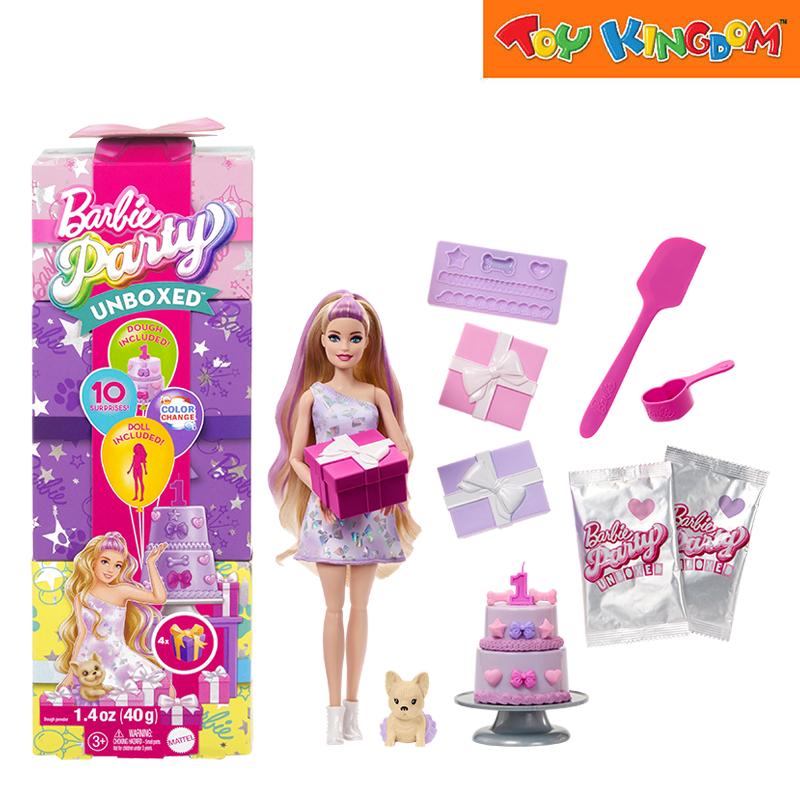 Barbie Party Unboxed Doll