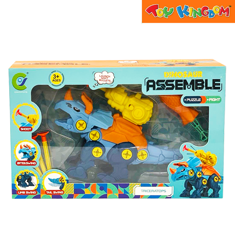 Dinosaur Assemble Triceratops Blue Action Figure