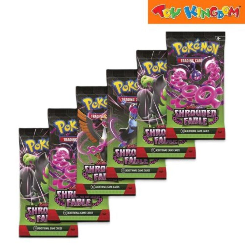 Pokemon Scarlet & Violet Shrouded Fable 6 Booster Packs Trading Card Game