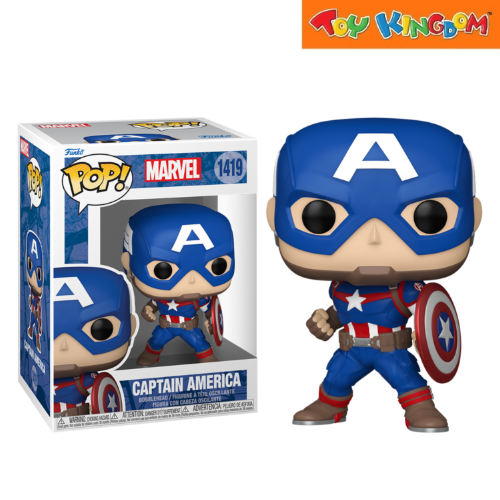 Funko Pop! Marvel Civil War Captain America Bobblehead Figure