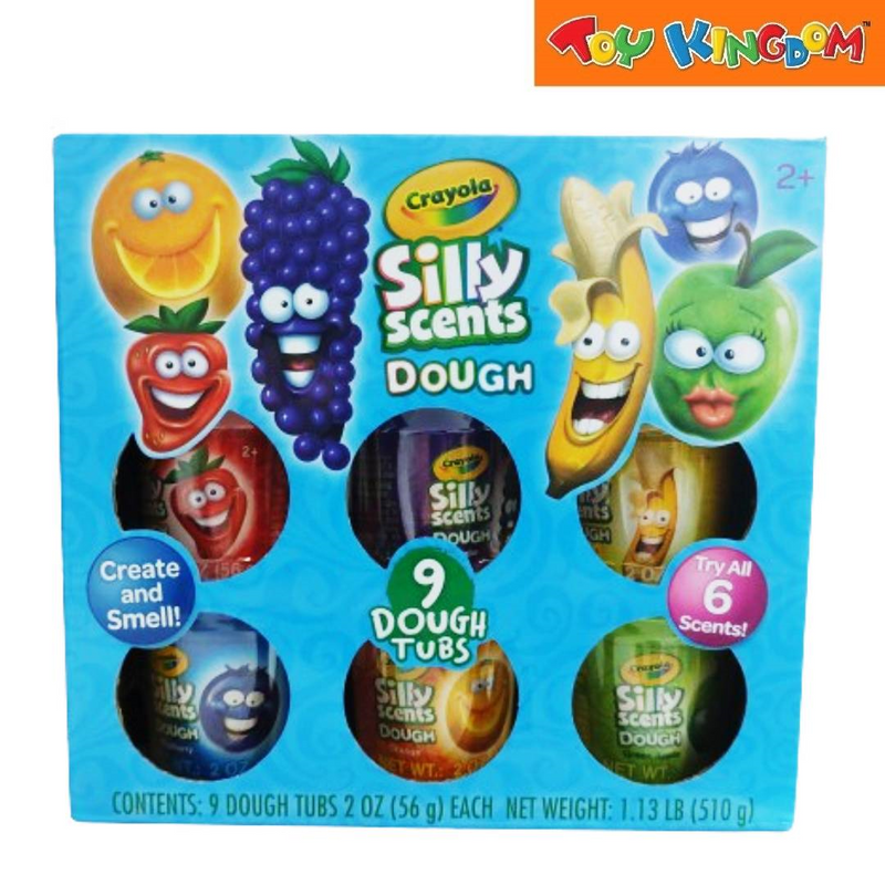 Crayola Silly Scents 9 Dough Tubs