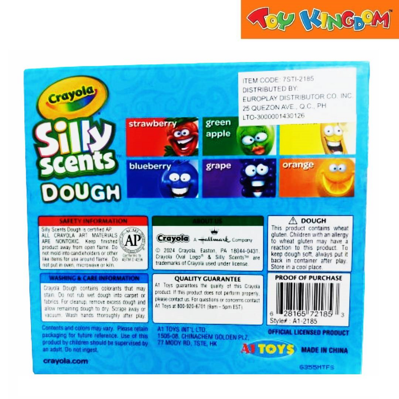 Crayola Silly Scents 9 Dough Tubs