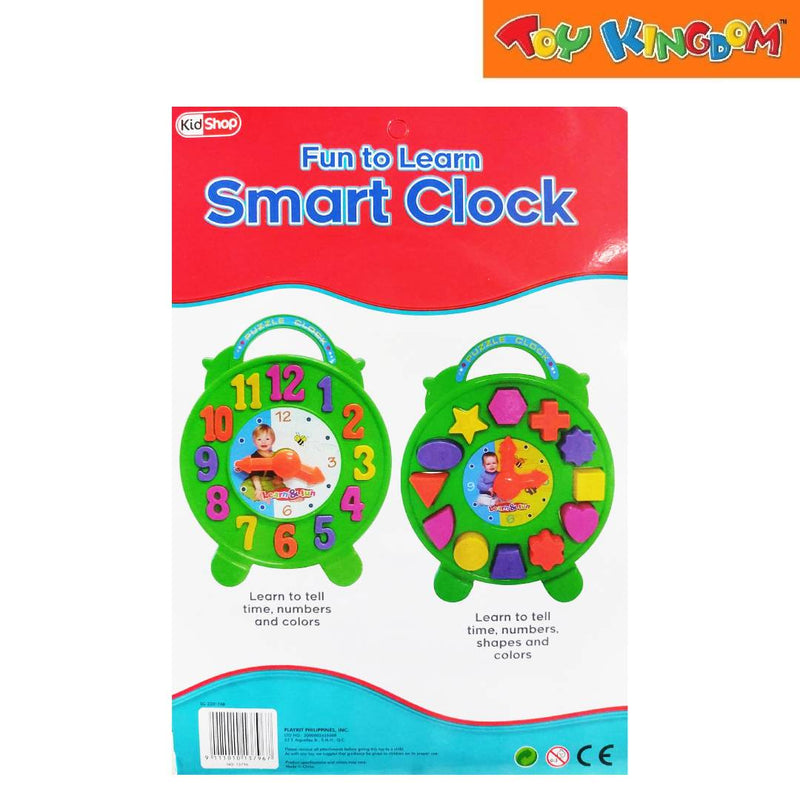 KidShop Fun To Learn Green Puzzle Smart Clock