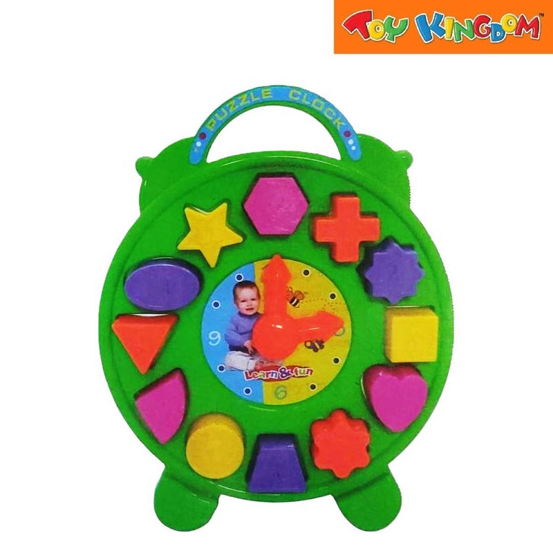 KidShop Fun To Learn Green Puzzle Smart Clock