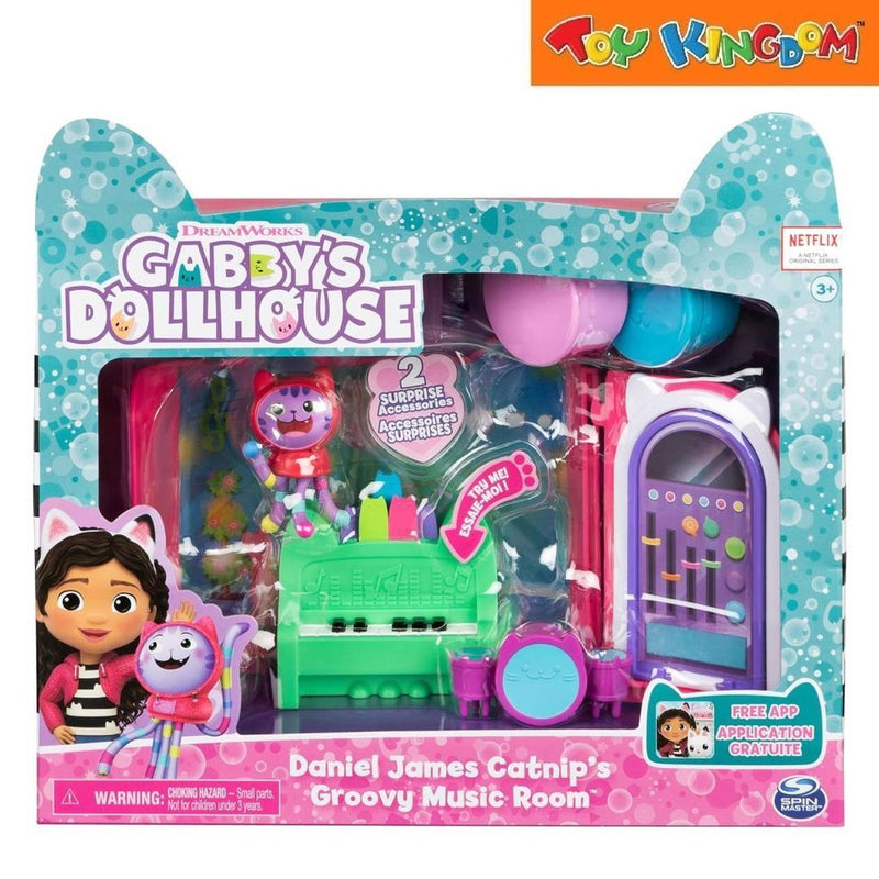 Gabby's Dollhouse Deluxe Series 2 Daniel James Catnip's Groovy Music Room Playset