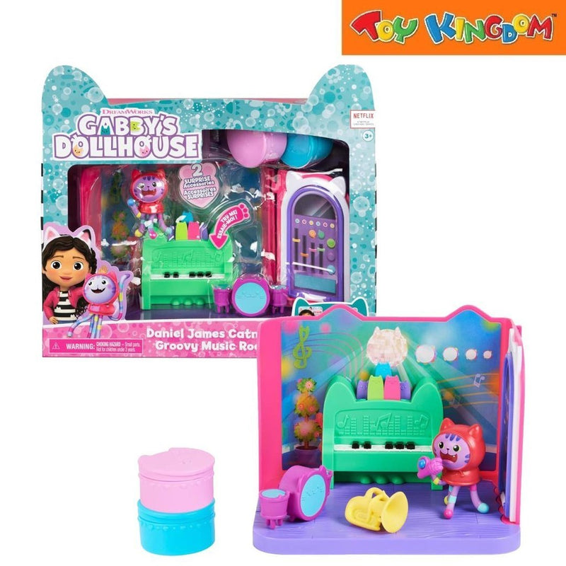 Gabby's Dollhouse Deluxe Series 2 Daniel James Catnip's Groovy Music Room Playset