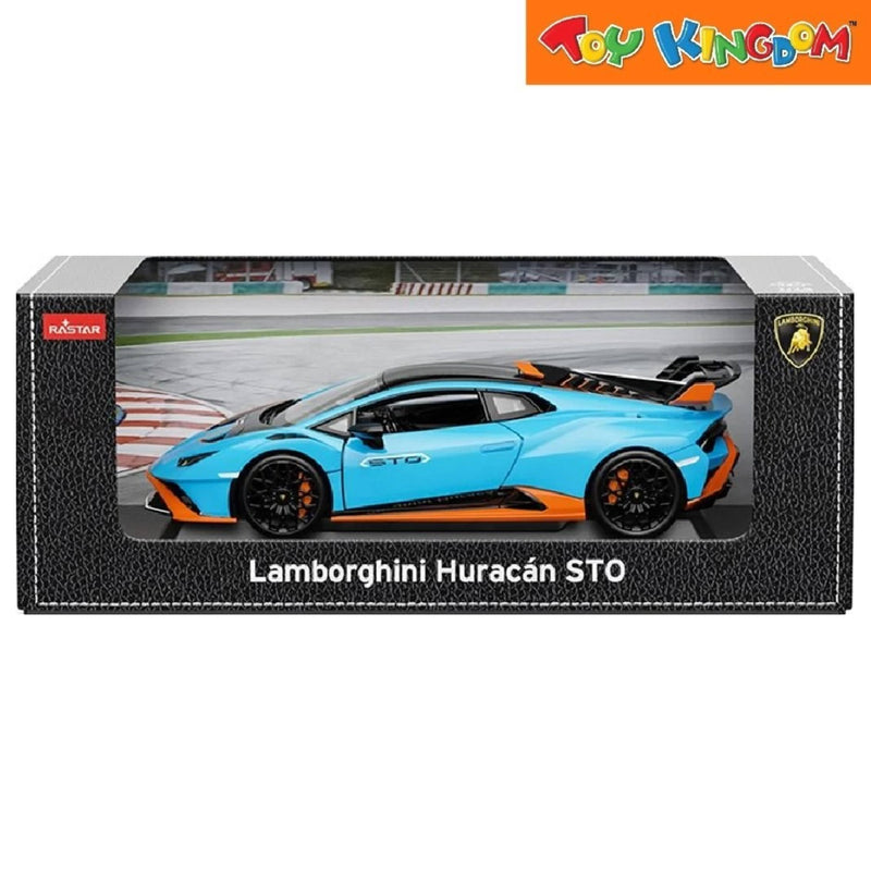 Rastar 1:18 Lamborghini Huracan STO Blue Die-cast