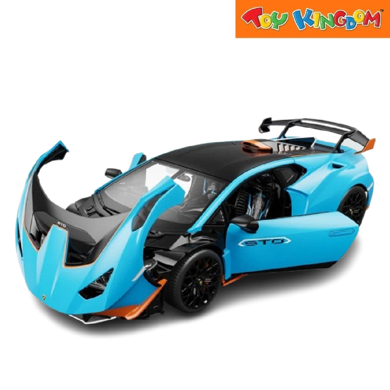 Rastar 1:18 Lamborghini Huracan STO Blue Die-cast