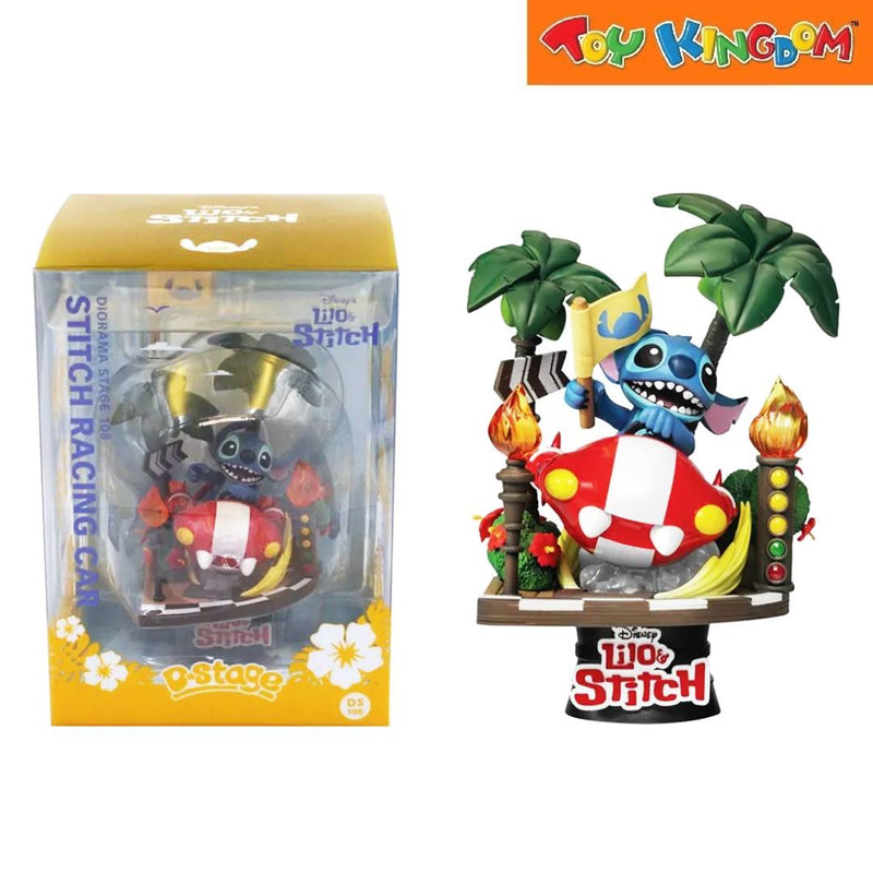 Disney Beast Kingdom D-Stage 108 Stitch Racing Car Figure