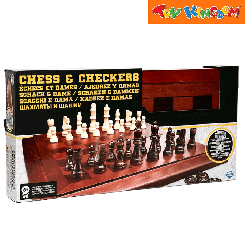 Cardinal Games Chess and Checkers Board Game