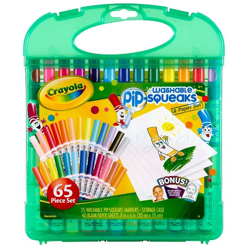 Crayola Pip Washable Squeaks and Paper Set | Toy Kingdom