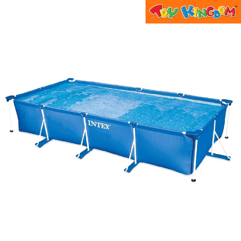 Intex Rectangular 177in x 86in x 33in Above Ground Frame Swimming Pool