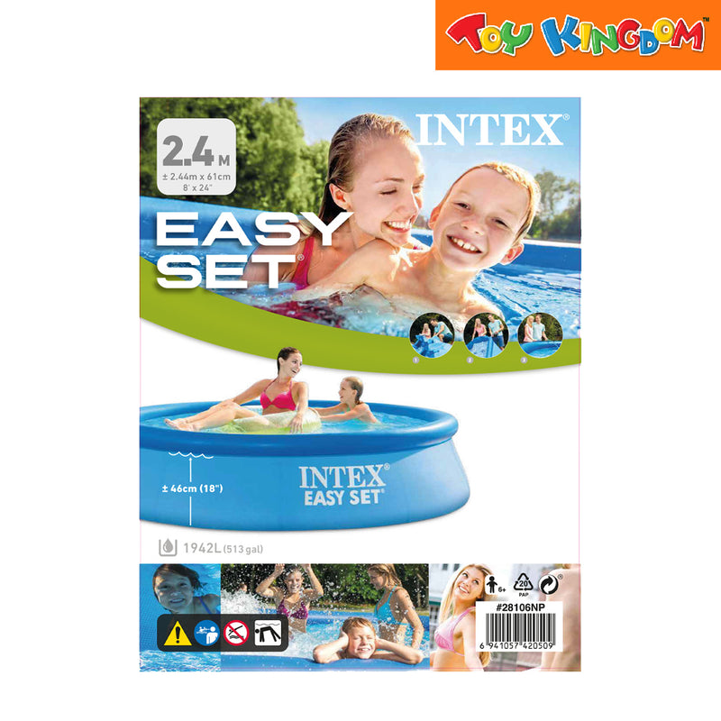 Intex Easy Set 8ft x 24in Inflatable Swimming Pool