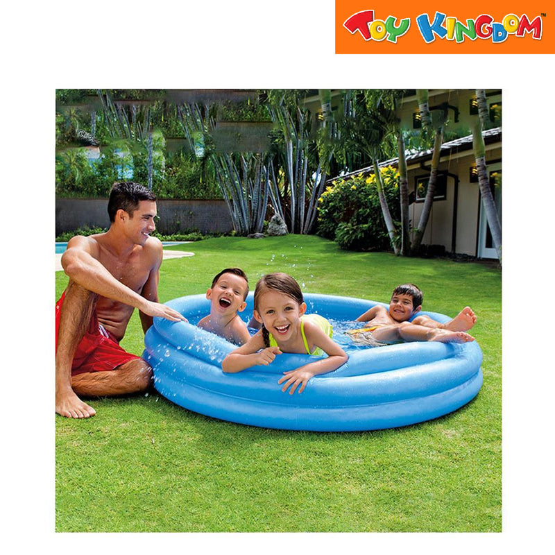 Intex Crystal Blue 58in x 13in Inflatable Swimming Pool