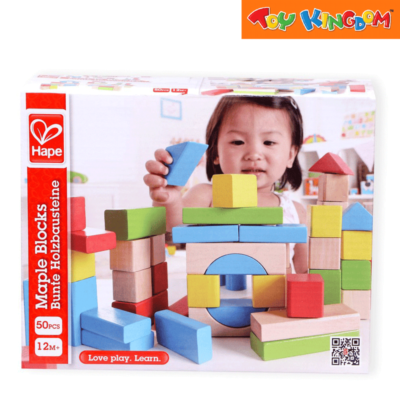 Hape Wooden Maple Blocks