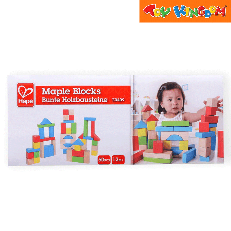 Hape Wooden Maple Blocks