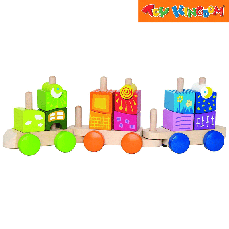 Hape Fantasia Wooden Blocks Train