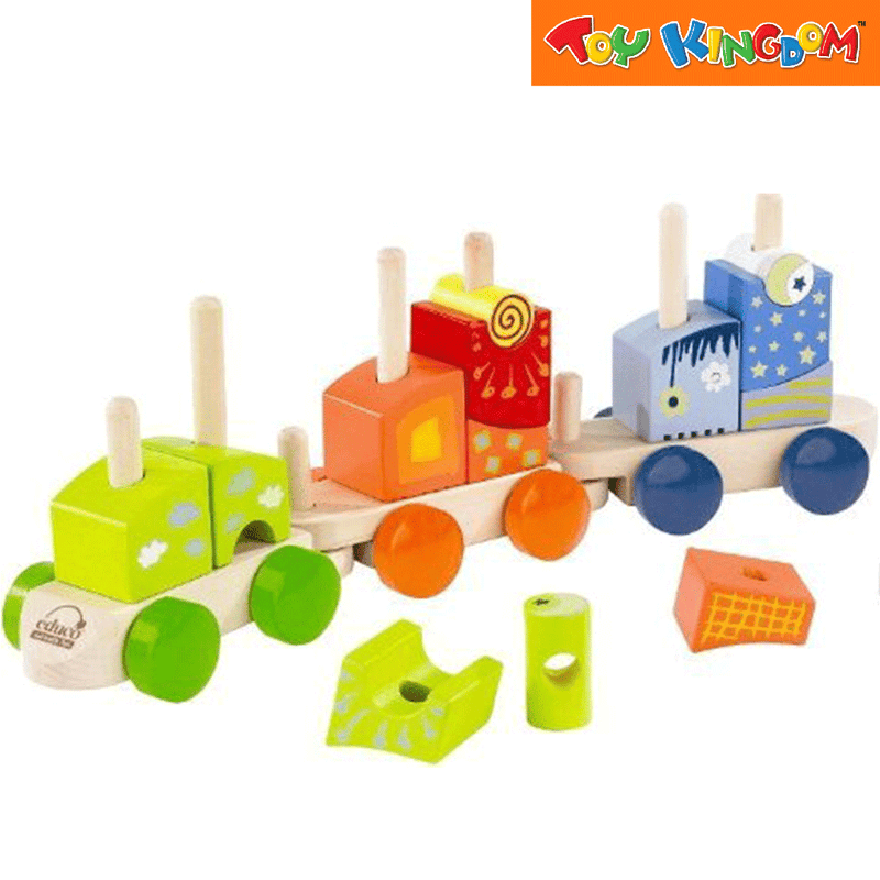 Hape Fantasia Wooden Blocks Train