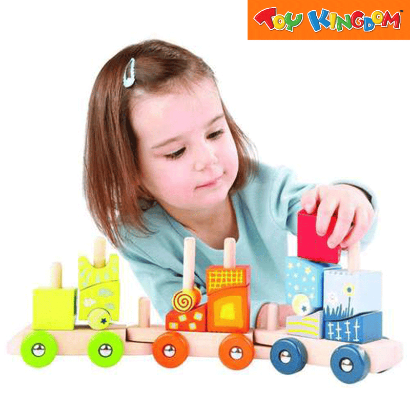 Hape Fantasia Wooden Blocks Train