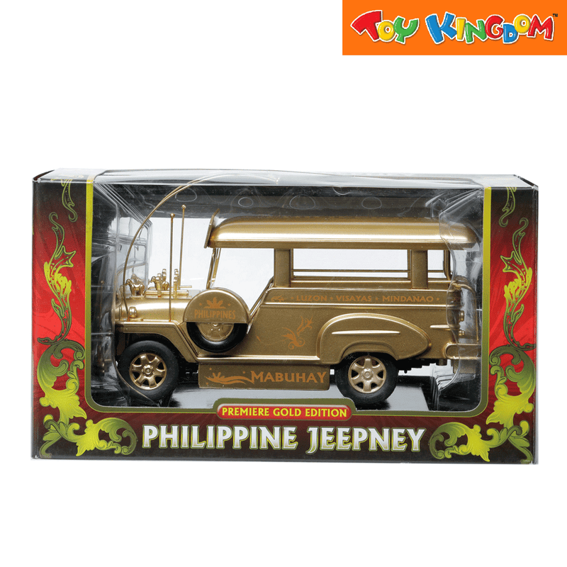 PhilCraft Premier Gold Edition Philippine Jeepney Die-cast Vehicle