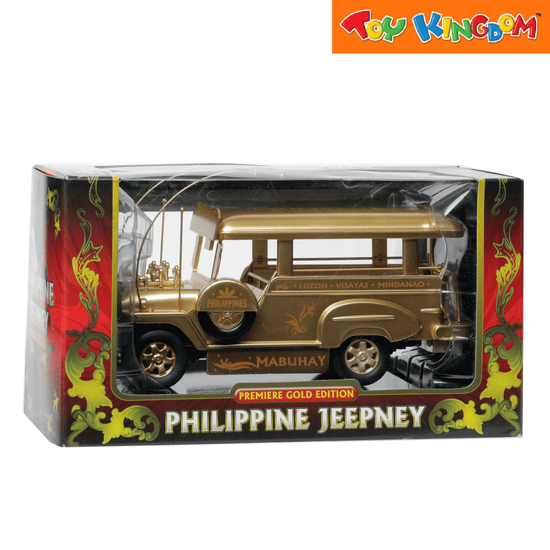 PhilCraft Premier Gold Edition Philippine Jeepney Die-cast Vehicle