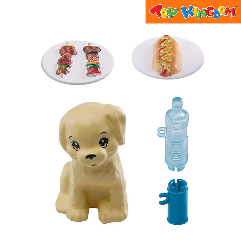 Barbie Mini Playset with Themed Accessories and Pet BBQ Theme Playset